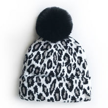 Load image into Gallery viewer, Matching Leopard Print Mommy and Me Winter Hats (sold separately)