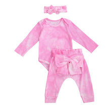 Load image into Gallery viewer, Tie Dye Back Bowknot