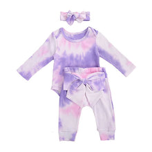 Load image into Gallery viewer, Tie Dye Back Bowknot