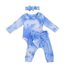 Load image into Gallery viewer, Tie Dye Back Bowknot