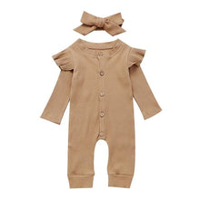 Load image into Gallery viewer, Baby Ribbed Rompers