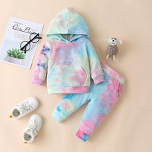 Load image into Gallery viewer, Tie-Dye Hoodie Set
