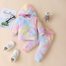 Load image into Gallery viewer, Tie-Dye Hoodie Set