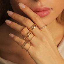 Load image into Gallery viewer, Mama Stack Star Moon Rings