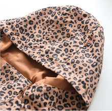 Load image into Gallery viewer, Cheetah Print Hooded Coat
