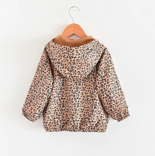 Load image into Gallery viewer, Cheetah Print Hooded Coat
