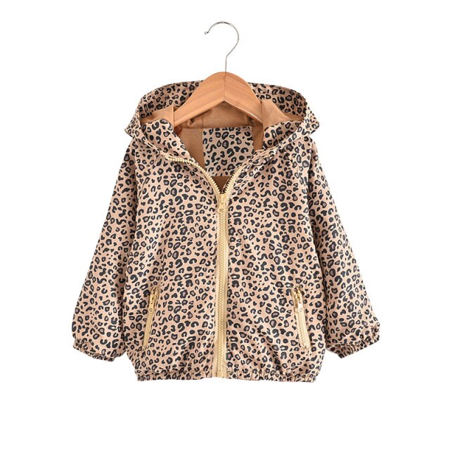 Cheetah Print Hooded Coat