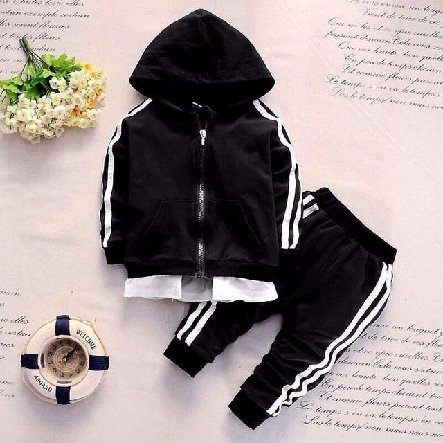 Double Striped Tracksuit Sets