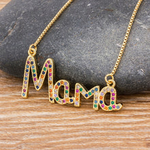 Load image into Gallery viewer, Mama Rainbow Necklace
