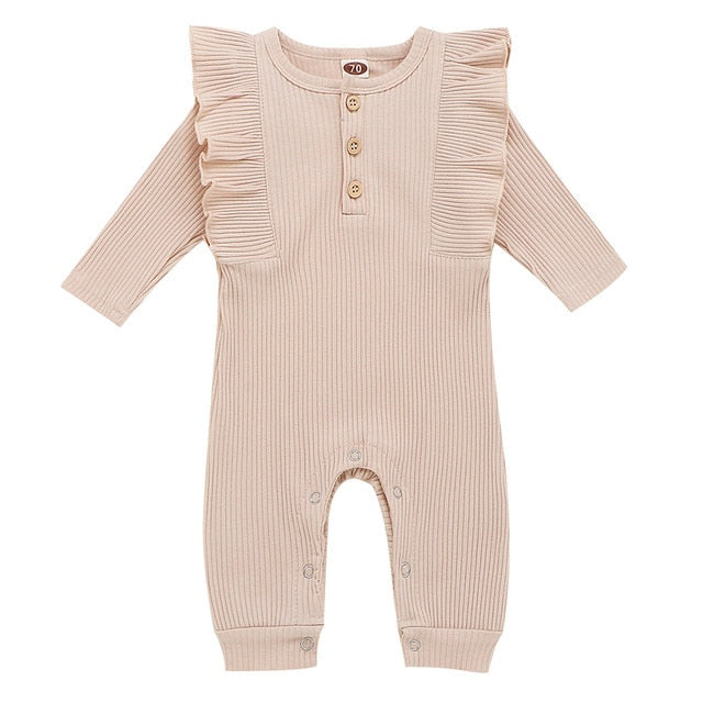 Baby Ribbed Rompers