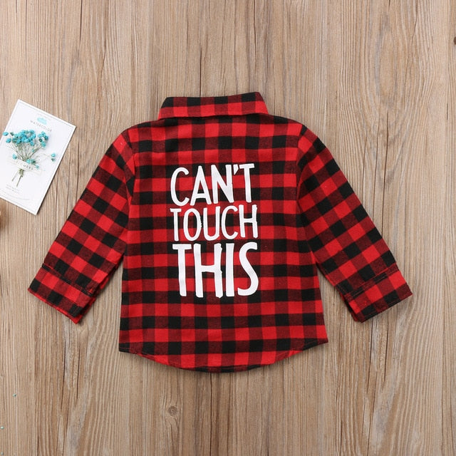 'Cant Touch This' Plaid